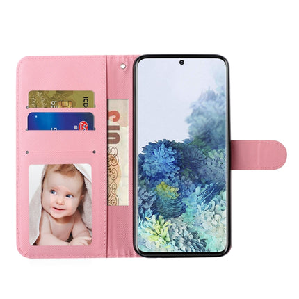 For Samsung Galaxy S21 Ultra 5G 3D Pattern Horizontal Flip Leather Case with Holder & Card Slots & Wallet & Lanyard(Rose Flower)-garmade.com