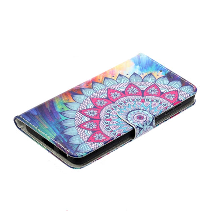 For Samsung Galaxy S21+ 5G Oil Embossed Coloured Drawing Pattern Horizontal Flip PU Leather Case with Holder & Card Slots & Wallet & Lanyard(Half Sunflower)-garmade.com