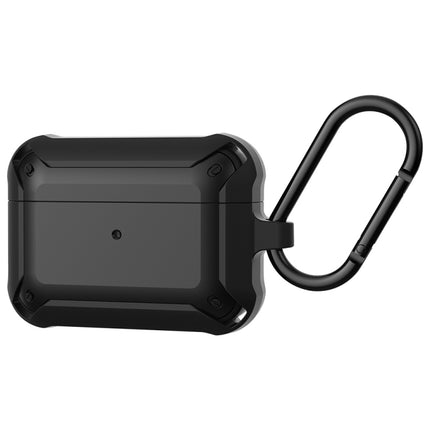 Wireless Earphones Shockproof Bumblebee Armor Silicone Protective Case For AirPods Pro(Black)-garmade.com