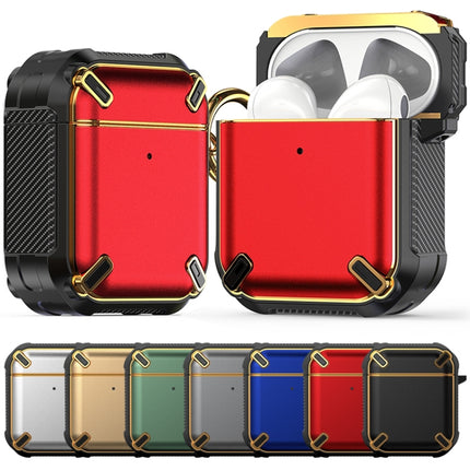 Wireless Earphones Shockproof King Kong Ares TPU Protective Case For AirPods 1/2(Red)-garmade.com