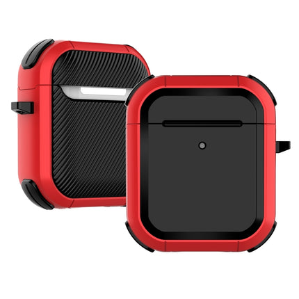 Wireless Earphones Shockproof Thunder Mecha TPU Protective Case For AirPods 1/2(Red)-garmade.com