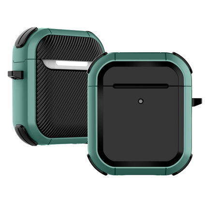 Wireless Earphones Shockproof Thunder Mecha TPU Protective Case For AirPods 1/2(Green)-garmade.com