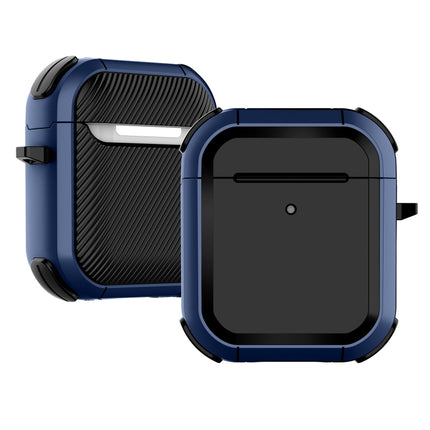 Wireless Earphones Shockproof Thunder Mecha TPU Protective Case For AirPods 1/2(Blue)-garmade.com