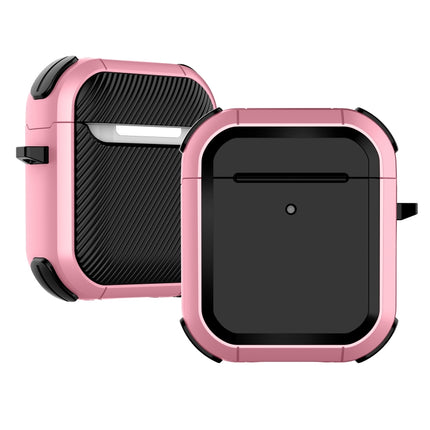 Wireless Earphones Shockproof Thunder Mecha TPU Protective Case For AirPods 1/2(Pink)-garmade.com