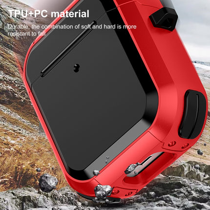 Wireless Earphones Shockproof Thunder Mecha TPU Protective Case For AirPods 1/2(Red)-garmade.com