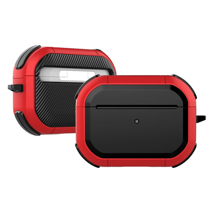 Wireless Earphones Shockproof Thunder Mecha TPU Protective Case For AirPods Pro(Red)-garmade.com