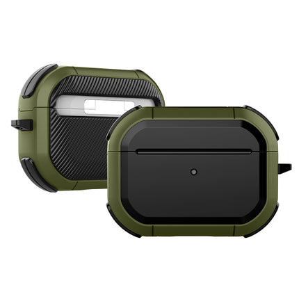 Wireless Earphones Shockproof Thunder Mecha TPU Protective Case For AirPods Pro(Grass Green)-garmade.com
