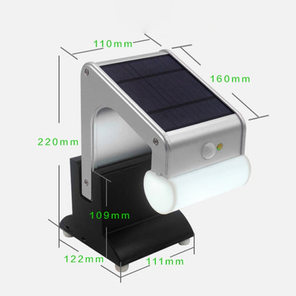 Solar Power Waterproof Human Body Induction 6-modes Remote Control Light with Bluetooth Speaker Base-garmade.com