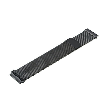 20mm Milanese Stainless Steel Replacement Watchband for Amazfit GTS / Amazfit GTS 2(Black)-garmade.com
