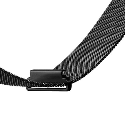 20mm Milanese Stainless Steel Replacement Watchband for Amazfit GTS / Amazfit GTS 2(Black)-garmade.com