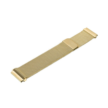 20mm Milanese Stainless Steel Replacement Watchband for Amazfit GTS / Amazfit GTS 2(Gold)-garmade.com