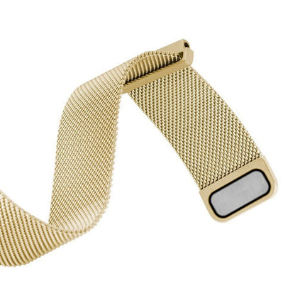 20mm Milanese Stainless Steel Replacement Watchband for Amazfit GTS / Amazfit GTS 2(Gold)-garmade.com