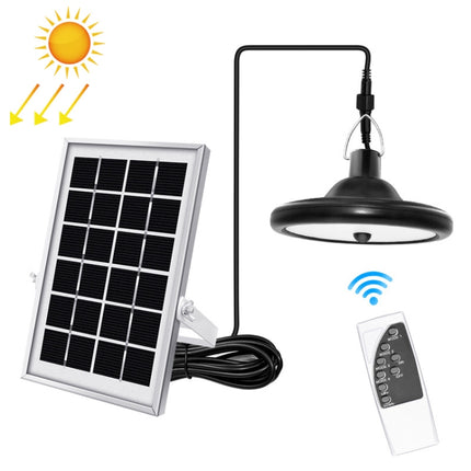 Smart Induction 56LEDs Solar Light Indoor and Outdoor Garden Garage LED Lamp, Light Color:White Light(Black)-garmade.com