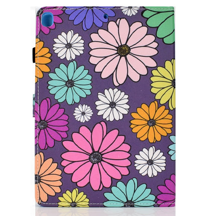 For iPad 10.2 2021 / 2020 / 2019 Painted Pattern TPU Horizontal Flip Leather Protective Case(Daisy)-garmade.com