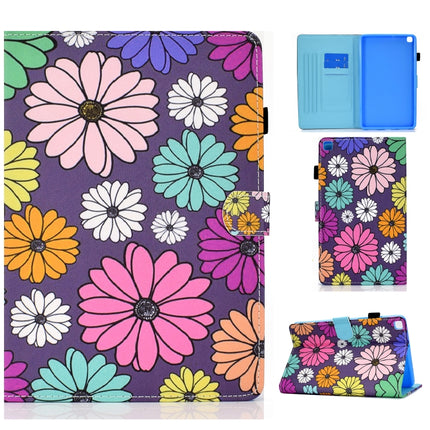 Painted Pattern TPU Horizontal Flip Leather Protective Case For Samsung Galaxy Tab A 8.0 (2019)(Daisy)-garmade.com