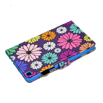Painted Pattern TPU Horizontal Flip Leather Protective Case For Samsung Galaxy Tab A 8.0 (2019)(Daisy)-garmade.com