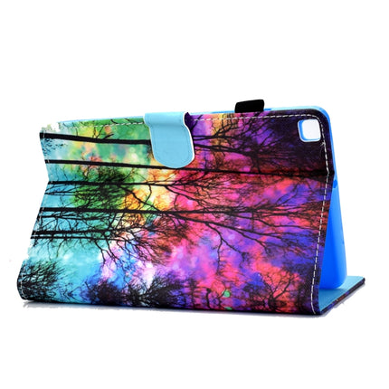 Painted Pattern TPU Horizontal Flip Leather Protective Case For Samsung Galaxy Tab A 8.0 (2019)(Forest)-garmade.com