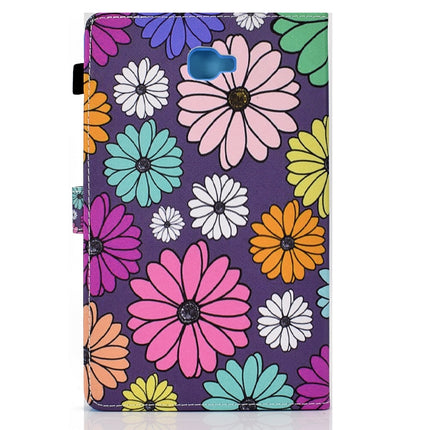 Painted Pattern TPU Horizontal Flip Leather Protective Case For Samsung Galaxy Tab A 10.1 (2016)(Daisy)-garmade.com