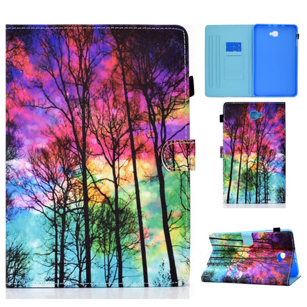 Painted Pattern TPU Horizontal Flip Leather Protective Case For Samsung Galaxy Tab A 10.1 (2016)(Forest)-garmade.com