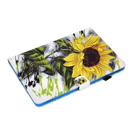 Painted Pattern TPU Horizontal Flip Leather Protective Case For iPad Pro 10.5 (2017)/Air (2019)(Sun Flower)-garmade.com