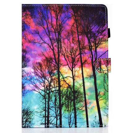 Painted Pattern TPU Horizontal Flip Leather Protective Case For iPad Pro 10.5 (2017)/Air (2019)(Forest)-garmade.com