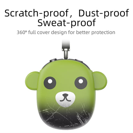 Hifylux AP-PF8 Liquid Silicone Anti-scratch Headset Silicone Protective Case for AirPods Max(Green)-garmade.com
