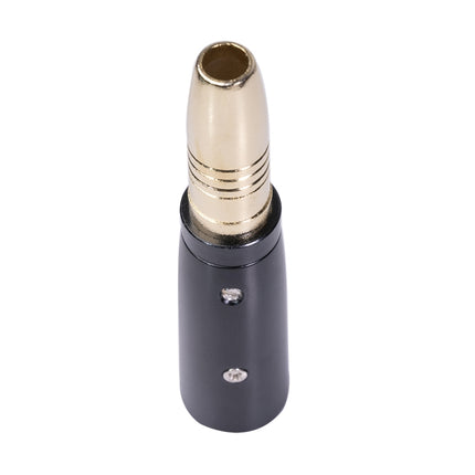 2 PCS LZ1164G Gilded 6.35mm Female to XRL Male Audio Adapter Microphone Stereo Speaker Connector-garmade.com
