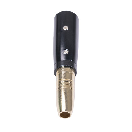 2 PCS LZ1164G Gilded 6.35mm Female to XRL Male Audio Adapter Microphone Stereo Speaker Connector-garmade.com