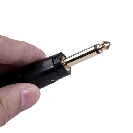 2 PCS LZ1168G Gilded 6.35mm Mono Male to XRL Male Audio Adapter Microphone Stereo Speaker Connector-garmade.com