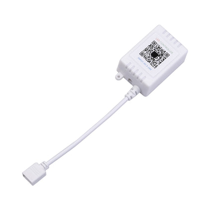 JH-RGB03 DC5.5x2.1mm Interface Bluetooth LED RGB Controller(White)-garmade.com