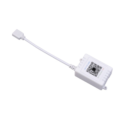 JH-RGB03 DC5.5x2.1mm Interface Bluetooth LED RGB Controller(White)-garmade.com