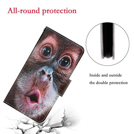 For iPhone 6 Painted Pattern Horizontal Flip Leathe Case(Orangutan)-garmade.com
