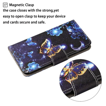 For iPhone 6 Plus Painted Pattern Horizontal Flip Leathe Case(Moon Butterfly)-garmade.com