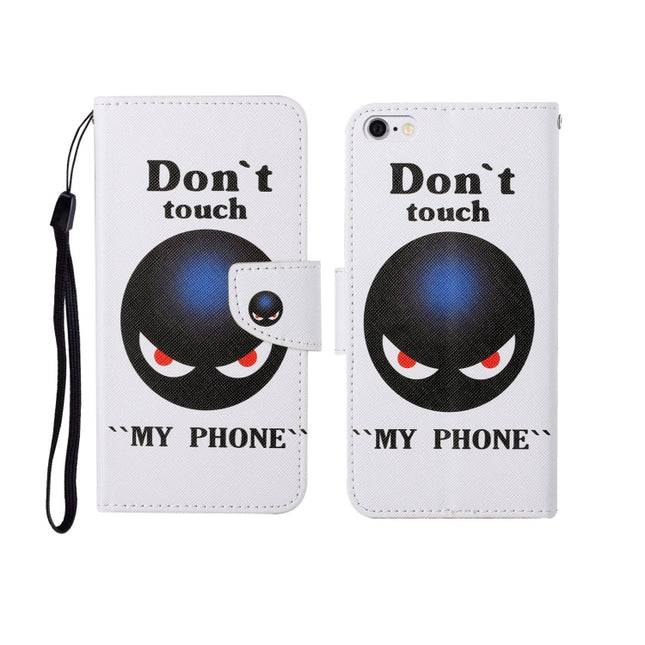 For iPhone 6 Plus Painted Pattern Horizontal Flip Leathe Case(Planet)-garmade.com