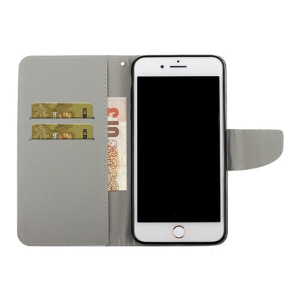 For iPhone 6 Plus Painted Pattern Horizontal Flip Leathe Case(Whirlpool Marble)-garmade.com