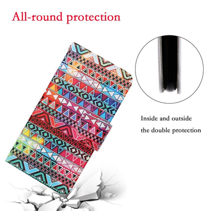 For iPhone 11 Pro Max Painted Pattern Horizontal Flip Leathe Case(Tribal Ethnic Style)-garmade.com