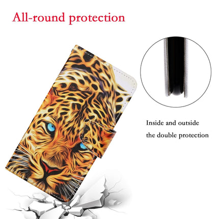 For iPhone 12/12 Pro Painted Pattern Horizontal Flip Leathe Case(Leopard)-garmade.com