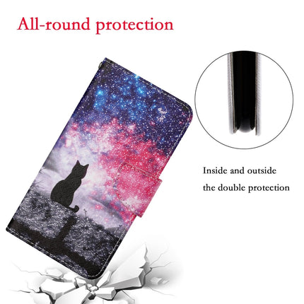 For iPhone SE (2020)/ 7 /8 Painted Pattern Horizontal Flip Leathe Case(Starry Cat)-garmade.com
