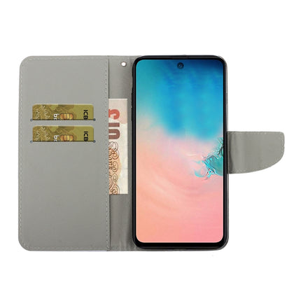 For Samsung Galaxy Note20 Ultra Colored Drawing Pattern Horizontal Flip Leather Case with Holder & Card Slots & Wallet & Lanyard(Whirlpool Marble)-garmade.com