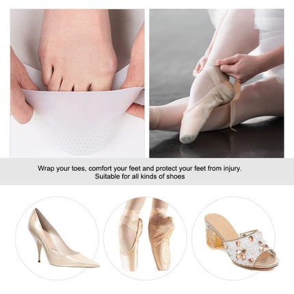 5 Pairs 017 Thicken Soft Wear Protection Toe Protector Toe Cap Cover-garmade.com