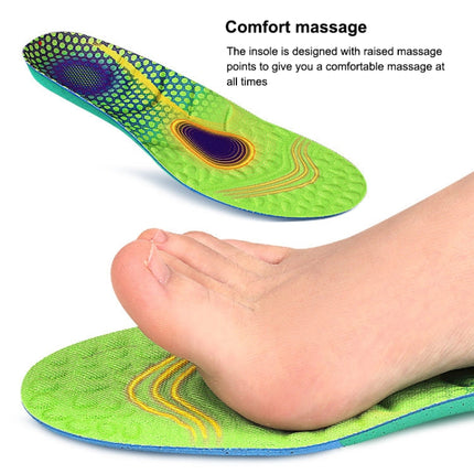 1 Pair 079 Casual Shockproof Massage Arch Of Foot Sports Insole Shoe-pad, Size:M (235-260mm)-garmade.com
