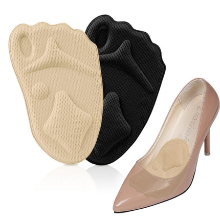 5 Pairs 085 Multi-function High Heels Soft Breathable 4D Sponge Forefoot Pad(Skin Color)-garmade.com
