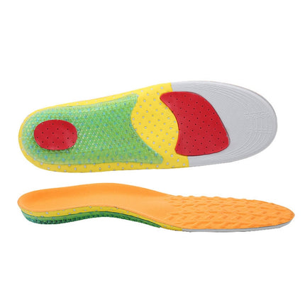 1 Pair 641 Casual Non-slip Shockproof Breathable Arch Of Foot Sports Insole Shoe-pad, Size:S (225-250mm)(Orange)-garmade.com