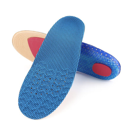1 Pair 641 Casual Non-slip Shockproof Breathable Arch Of Foot Sports Insole Shoe-pad, Size:S (225-250mm)(Grey)-garmade.com