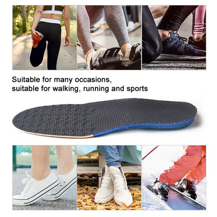 1 Pair 641 Casual Non-slip Shockproof Breathable Arch Of Foot Sports Insole Shoe-pad, Size:S (225-250mm)(Orange)-garmade.com
