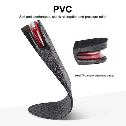 1 Pair Adjustable Breathable Shockproof Invisible Combination Heightening Full Insole Shoe-pad, Size: 225-270cm-garmade.com