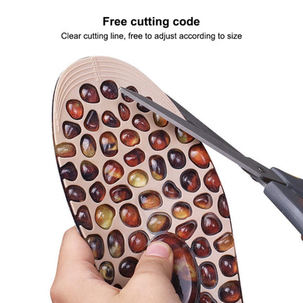 1 Pair Cuttable Imitation Pebbles Massage Insole Shoe-pad, Size:S (225-250mm)-garmade.com