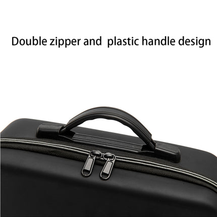 Portable Single Shoulder Storage Travel Carrying Cover Case Box with Baffle Separator for DJI Air 2S(Black + Black Liner)-garmade.com