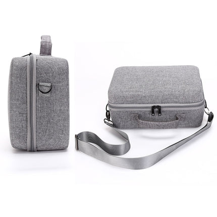 Portable Carry Case Waterproof Scratch-proof Anti-shock Travel Carrying Cover Case Box for DJI Air 2s(Grey+Red Liner)-garmade.com