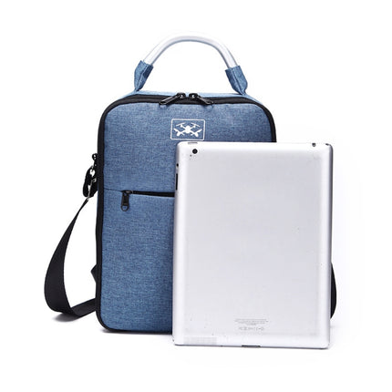 Shockproof Waterproof Single Shoulder Storage Travel Carrying Cover Case Box for DJI Air 2S(Blue+Black Liner)-garmade.com